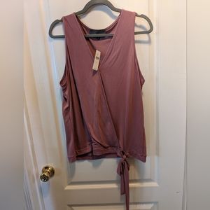 NWT Anthropologie Sunday in Brooklyn Purple Tie Waist Tank, SZ L